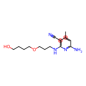 3-Pyridinecarbonitrile, 6-amino-2-[[3-(4-hydroxybutoxy)propyl]amino]-4-methyl-