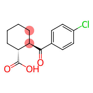 Cyclohexanecarboxylic acid, 2-(4-chlorobenzoyl)-, (1R,2R)-rel-