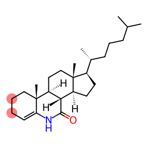 6-Azacholest-4-en-7-one