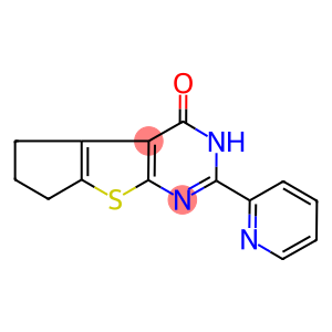 2-(2-pyridinyl)-3,5,6,7-tetrahydro-4H-cyclopenta[4,5]thieno[2,3-d]pyrimidin-4-one