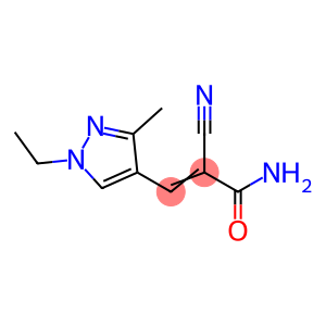 2-Propenamide, 2-cyano-3-(1-ethyl-3-methyl-1H-pyrazol-4-yl)-