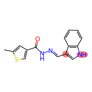 N'-(1H-indol-3-ylmethylene)-5-methyl-3-thiophenecarbohydrazide