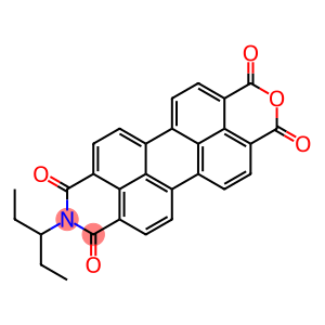 1H-2-Benzopyrano[6',5',4':10,5,6]anthra[2,1,9-def]isoquinoline-1,3,8,10(9H)-tetrone, 9-(1-ethylpropyl)-