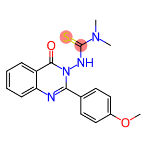 3-[2-(4-methoxyphenyl)-4-oxoquinazolin-3(4H)-yl]-1,1-dimethylthiourea