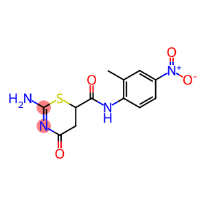 2-amino-N-(2-methyl-4-nitrophenyl)-4-oxo-5,6-dihydro-4H-1,3-thiazine-6-carboxamide