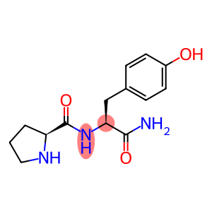 (2S)-N-[(2S)-1-amino-3-(4-hydroxyphenyl)-1-oxopropan-2-yl]pyrrolidine-2-carboxamide