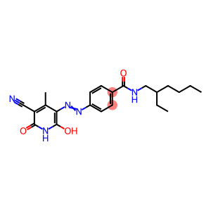 4-[[(5-Cyano-1,2-dihydro-6-hydroxy-4-methyl-2-oxopyridin)-3-yl]azo]-N-(2-ethylhexyl)benzamide