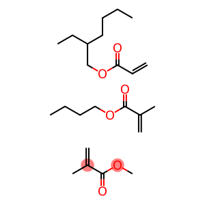 Methyl 2-methyl-2-propenoate polymer with 2-ethylhexyl 2-propenoate, and butyl 2-methyl-2-propenoate