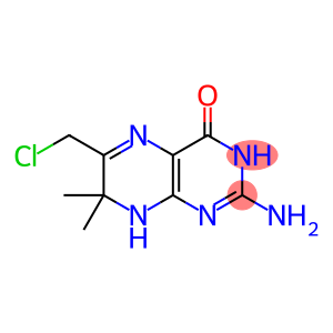 4(3H)-Pteridinone, 2-amino-6-(chloromethyl)-7,8-dihydro-7,7-dimethyl-