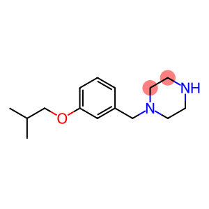 1-[(3-isobutoxyphenyl)methyl]piperazine