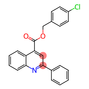 4-chlorobenzyl 2-phenyl-4-quinolinecarboxylate