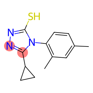 5-cyclopropyl-4-(2,4-dimethylphenyl)-4H-1,2,4-triazol-3-yl hydrosulfide