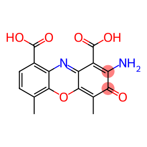 3H-Phenoxazine-1,9-dicarboxylic acid, 2-amino-4,6-dimethyl-3-oxo-