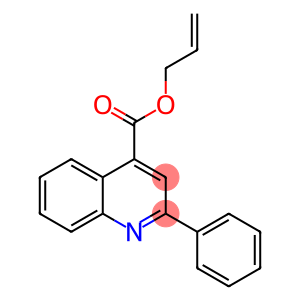 2-Phenyl-4-quinolinecarboxylic acid 2-propenyl ester