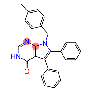 7-(4-methylbenzyl)-5,6-diphenyl-7H-pyrrolo[2,3-d]pyrimidin-4-ol