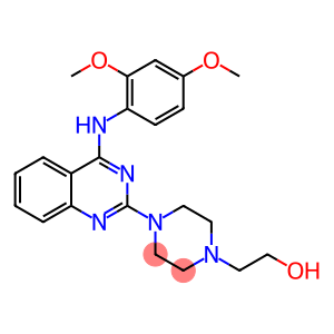 2-(4-(4-(2,4-DIMETHOXYPHENYLAMINO)QUINAZOLIN-2-YL)PIPERAZIN-1-YL)ETHANOL