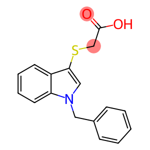 Acetic acid, 2-[[1-(phenylmethyl)-1H-indol-3-yl]thio]-