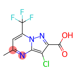 3-氯-5-甲基-7-三氟甲基-吡唑[1,5-A]嘧啶-2-羧酸