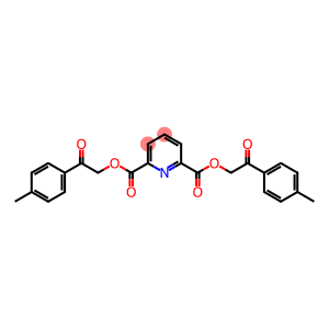 bis[2-(4-methylphenyl)-2-oxoethyl] 2,6-pyridinedicarboxylate