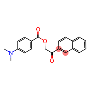 2-(2-naphthyl)-2-oxoethyl 4-(dimethylamino)benzoate