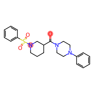 Methanone, (4-phenyl-1-piperazinyl)[1-(phenylsulfonyl)-3-piperidinyl]-