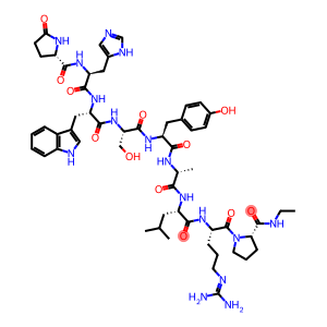 5-Oxo-L-Pro-L-His-L-Trp-L-Ser-L-Tyr-D-Ala-L-Leu-L-Arg-L-Pro-NHEt