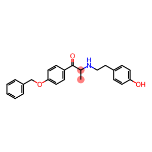 1-(4-(Benzyloxy)phenyl)-2-((4-hydroxyphenethyl)amino)propan-1-one