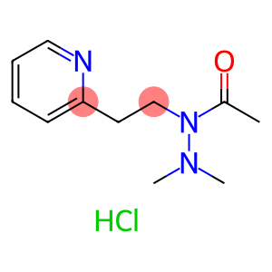 Acetic acid, 2,2-dimethyl-1-[2-(2-pyridinyl)ethyl]hydrazide, hydrochloride (1:2)