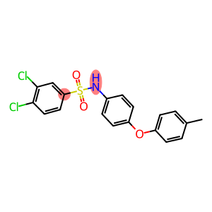 3,4-dichloro-N-[4-(4-methylphenoxy)phenyl]benzenesulfonamide