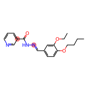 N'-(4-butoxy-3-ethoxybenzylidene)nicotinohydrazide