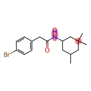 2-(4-bromophenyl)-N-(3,3,5-trimethylcyclohexyl)acetamide