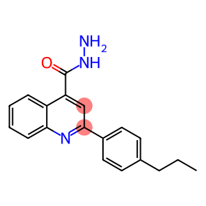 2-(4-PROPYLPHENYL)QUINOLINE-4-CARBOHYDRAZIDE