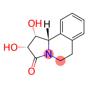 Pyrrolo[2,1-a]isoquinolin-3(2H)-one, 1,5,6,10b-tetrahydro-1,2-dihydroxy-, (1R,2R,10bS)- (9CI)