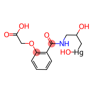 [3-[[2-(Carboxymethoxy)benzoyl]amino]-2-hydroxypropyl]hydroxymercury(II)