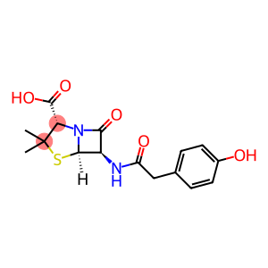 (2S,5β)-6α-[[(4-Hydroxyphenyl)acetyl]amino]-3,3-dimethyl-7-oxo-4-thia-1-azabicyclo[3.2.0]heptane-2β-carboxylic acid