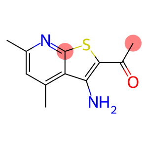 1-(3-AMINO-4,6-DIMETHYLTHIENO[2,3-B]PYRIDIN-2-YL)ETHANONE