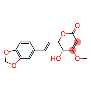 (5R,6S)-6-[(E)-2-(1,3-Benzodioxol-5-yl)ethenyl]-5,6-dihydro-5-hydroxy-4-methoxy-2H-pyran-2-one