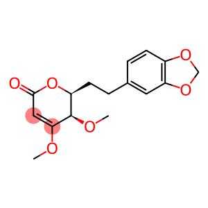 (5R)-6α-[2-(1,3-Benzodioxol-5-yl)ethyl]-5,6-dihydro-4,5α-dimethoxy-2H-pyran-2-one