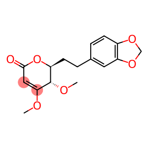 (5S)-6α-[2-(1,3-Benzodioxol-5-yl)ethyl]-5,6-dihydro-4,5β-dimethoxy-2H-pyran-2-one
