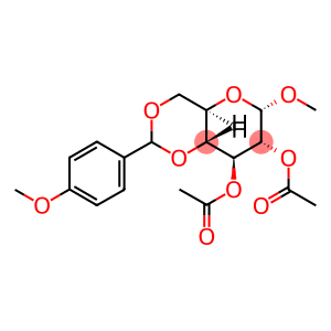 Methyl-4,6-di-O-(4-methoxybenzylidene)-2,3-di-O-acetyl-α-D-glucopyranoside