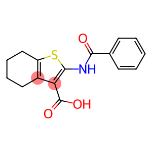 Benzo[b]thiophene-3-carboxylic acid, 2-(benzoylamino)-4,5,6,7-tetrahydro-