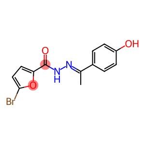 5-bromo-N'-[1-(4-hydroxyphenyl)ethylidene]-2-furohydrazide