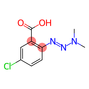 5-氯-2-(3,3-二甲基-1-三氮烯-1-基)苯甲酸