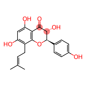 (2R)-2,3-Dihydro-3β,5,7-trihydroxy-2α-(4-hydroxyphenyl)-8-(3-methyl-2-butenyl)-4H-1-benzopyran-4-one