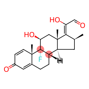 (11beta,16beta,17Z)-9-Fluoro-11,20-dihydroxy-16-methyl-3-oxopregna-1,4,17(20)-trien-21-al