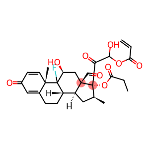 Pregna-1,4,17(20)-trien-21-al, 9-fluoro-11,20-dihydroxy-16-methyl-3-oxo-, (11β,16β,17E)-