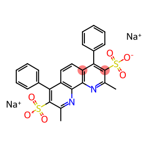 2,9-二甲基-4,7-二苯基-1,10-邻二氮杂菲-x,x-二磺酸二钠