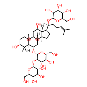 (3β,12β)-20-(β-D-Glucopyranosyloxy)-12-hydroxydammar-24-en-3-yl 2-O-β-D-glucopyranosyl-β-D-glucopyranoside