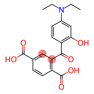 2-[4-(Diethylamino)-2-hydroxybenzoyl]-1,4-benzenedicarboxylic acid