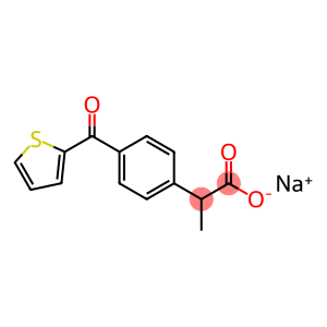 α-Methyl-4-(2-thienylcarbonyl)benzeneacetic acid sodium salt